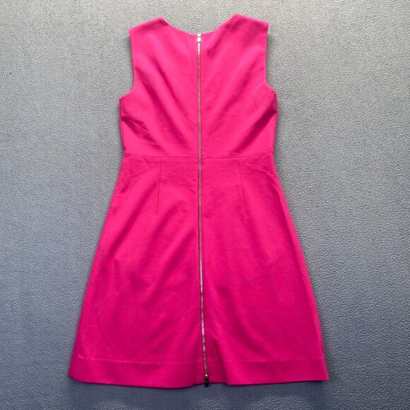 Diane Von Furstenberg Carpreena Mini Gardenia Stretch Knit Sheath Dress 4 $325 - Picture 3 of 12